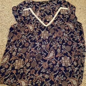 Paper moon sleeveless shirt large
